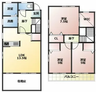 ソエル・スクエア【1階】の間取り