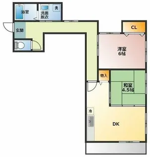 グリーンステージはな【202号室】の間取り