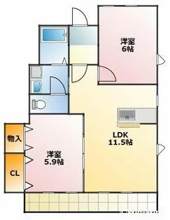 アネシス E【1階】の間取り