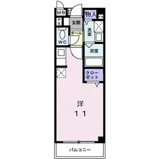 メゾン やわらぎ【1階】の間取り