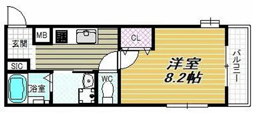 ボスコヴィラ【1階】の間取り