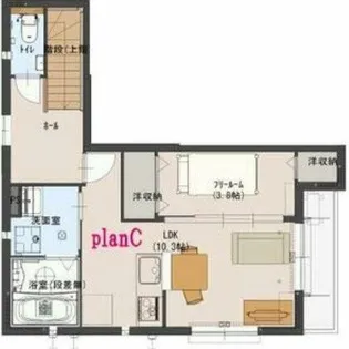 サインポスト東人丸【2階】の間取り