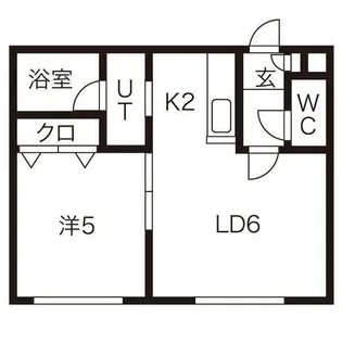ノースキャピタル2【3階】の間取り