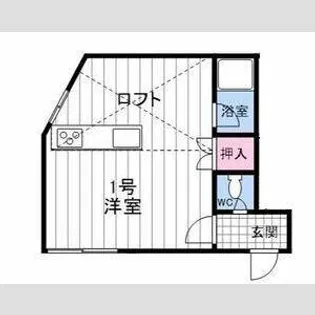 プレスティジャス琴似【1階】の間取り