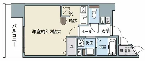 エスポルテ福島【3階】の間取り