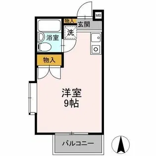 ファシル【4-A号室】の間取り