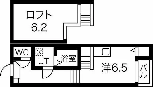 グランツ六番町【1階】の間取り