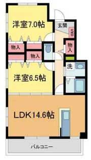 リゾ宝塚【202号室】の間取り