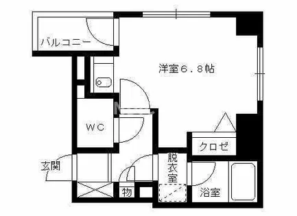 ダイアパレスエクセーブル九州大学前【9階】の間取り