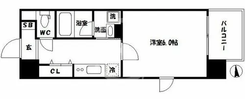 alex Kitahorie【7階】の間取り