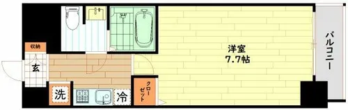 レオンヴァリエ福島野田【2階】の間取り