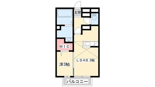 アーバンプラザ【Ⅱ201号室】の間取り