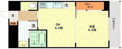 プリマベラ福島【7階】の間取り