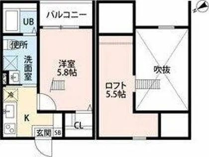Endor鳴海【1階】の間取り