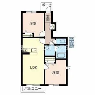 加西市北条町(ニューフォーレス ナガタE)【1階】の間取り