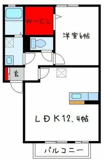 ラミュー久宝寺Ⅱ【2階】の間取り