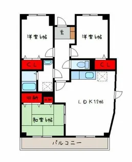 ジャン・ピュールⅠ番館【4階】の間取り