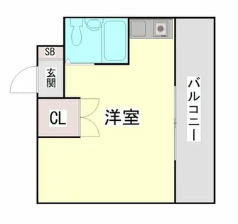 ルーブル西灘【2階】の間取り