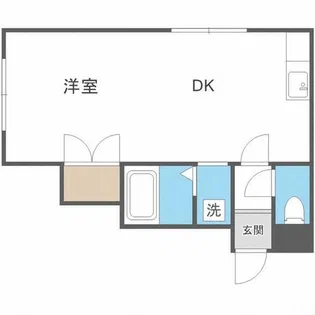 ペルドゥエープス平岸【3階】の間取り