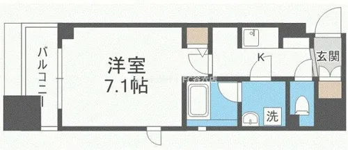 エスティメゾン京橋【9階】の間取り