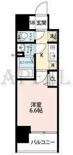 プレサンス立売堀ベルヴィル【10階】の間取り