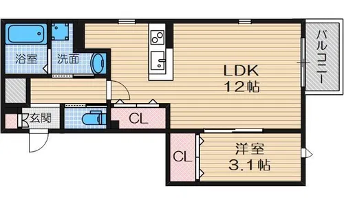 イルプリーモ【2階】の間取り