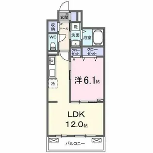 ガレーナ【3階】の間取り