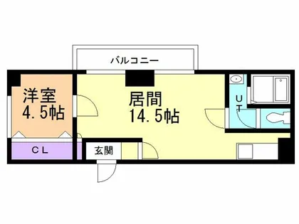 大木戸ビル【301号室】の間取り