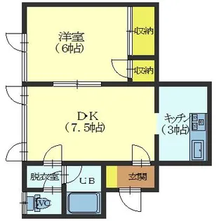 サンロード桔梗【2階】の間取り