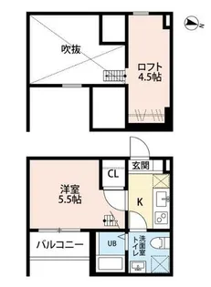 グラシア【1階】の間取り