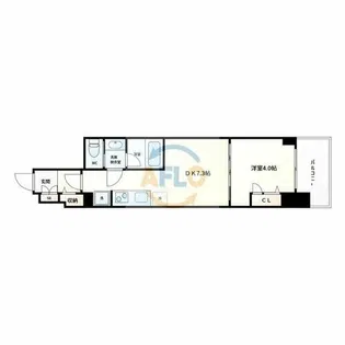 ルフォンプログレ天満橋マークス【3階】の間取り