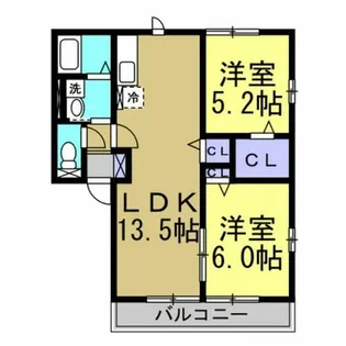 セドナスⅠ【1階】の間取り