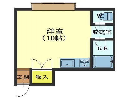 ハーバーライフ七重浜【305号室】の間取り