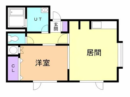 フエールコート【102号室】の間取り