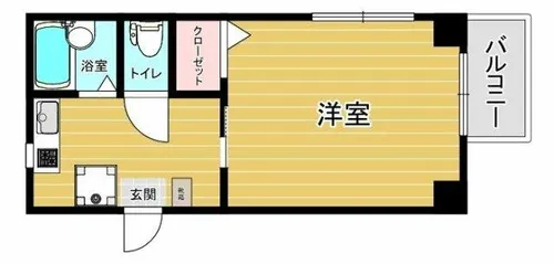 スリム高取【3階】の間取り