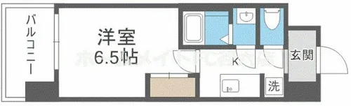 ブランシエスタ森ノ宮【2階】の間取り