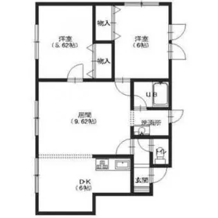 カーサ日吉【102号室】の間取り