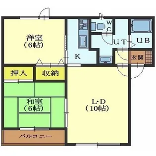 パークハイム【201号室】の間取り