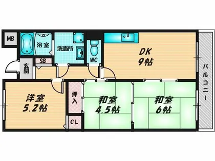 コンフォートステージⅠ【3階】の間取り