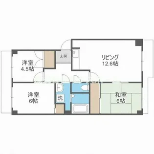 千里サザンテラス【2階】の間取り