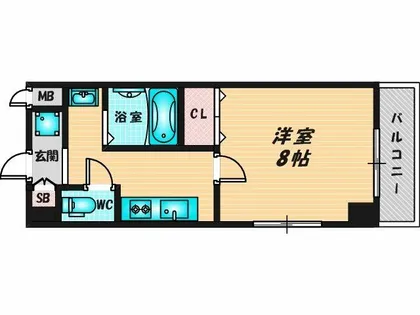 M’プラザ布施駅前【7階】の間取り