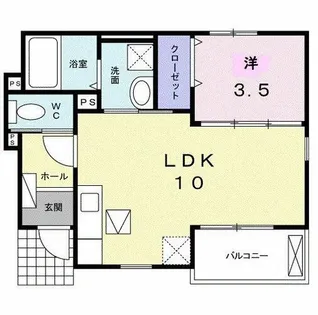 サンセール ヤマビコ【2階】の間取り