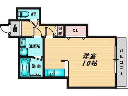 ピスケス花園【1階】の間取り