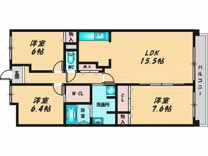 プロスペリテ【4階】の間取り