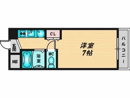 ノアーズアーク長田21【5階】の間取り