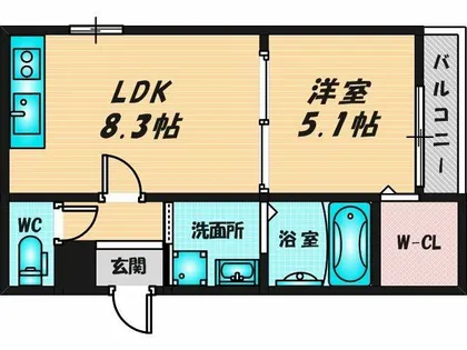 フジパレス吉田WEST【2階】の間取り
