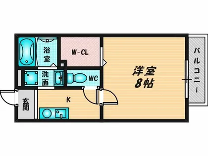 ミラーハイツⅢ【2階】の間取り