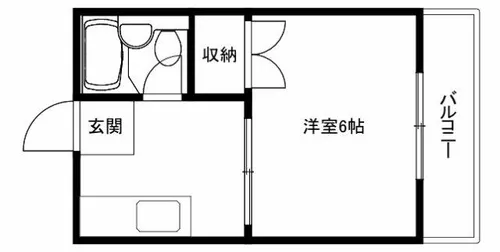 ウェルシィー氷室【103号室】の間取り