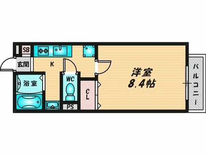 アリエッタ西堤【1階】の間取り