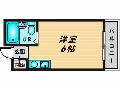 ロイヤルシード小阪【4階】の間取り